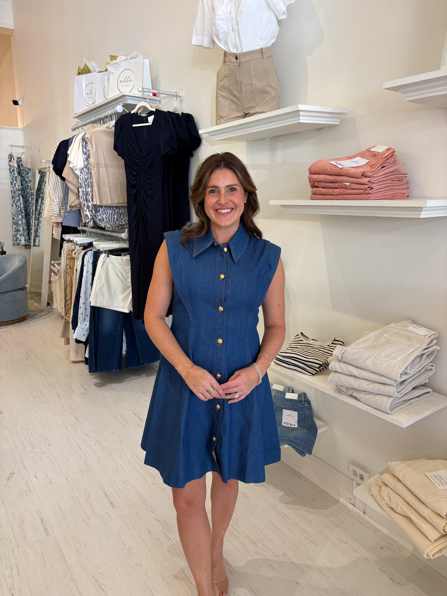 Albie Dress Denim