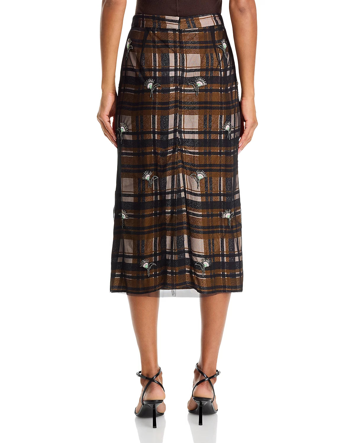 Kate Embellished Mesh Skirt