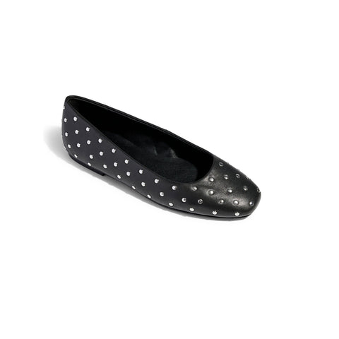 SAGE STUDDED FLAT