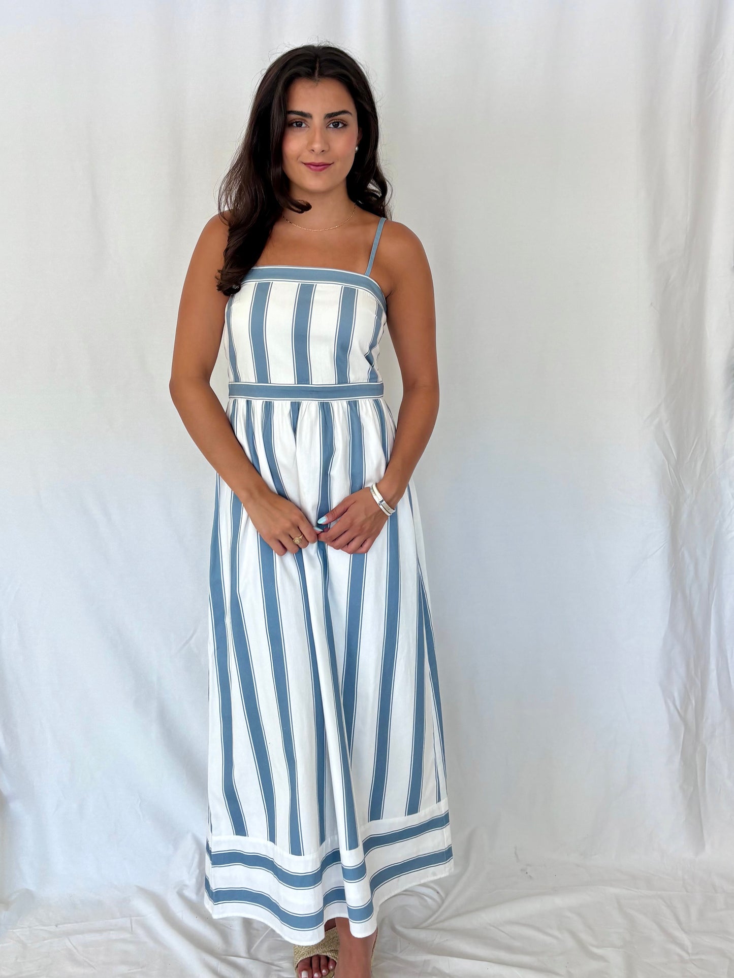 Penelope Midi Dunlin Stripe Dress