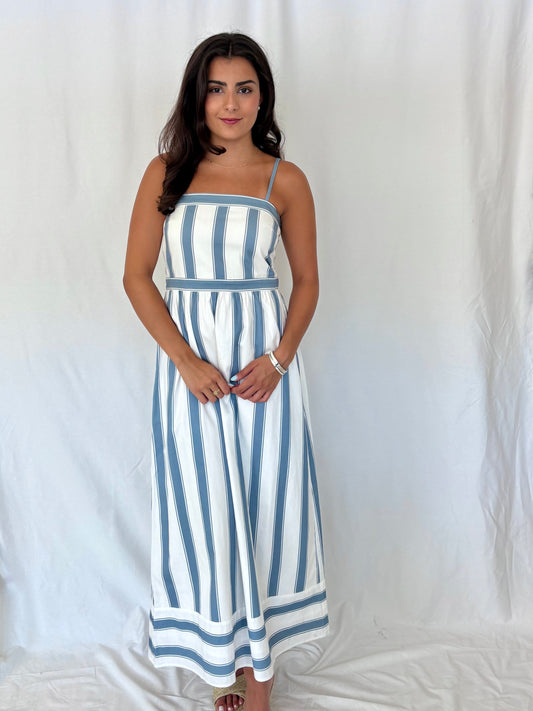 Penelope Midi Dunlin Stripe Dress