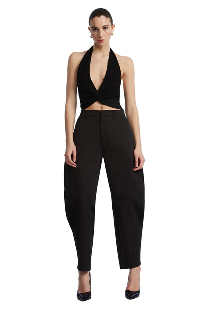 TAFFETA TWILL PUDDLE PANTS