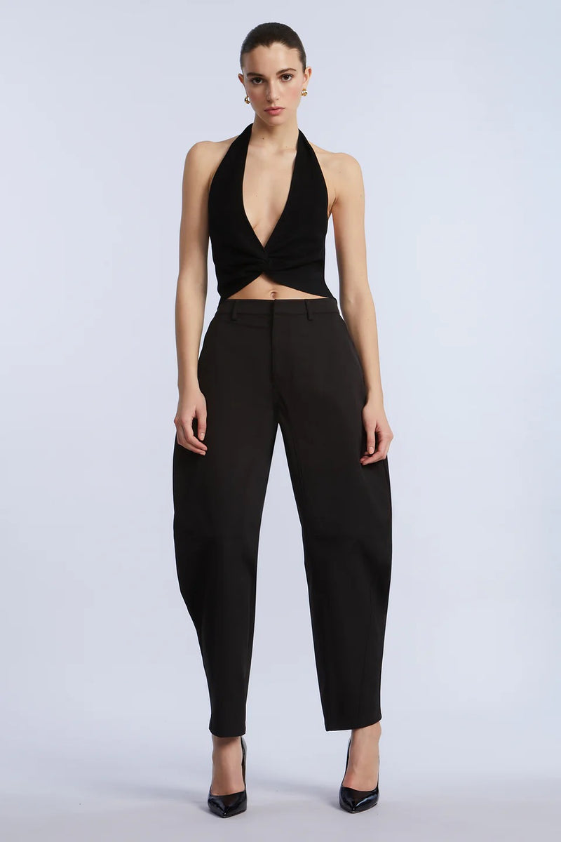 TAFFETA TWILL PUDDLE PANTS