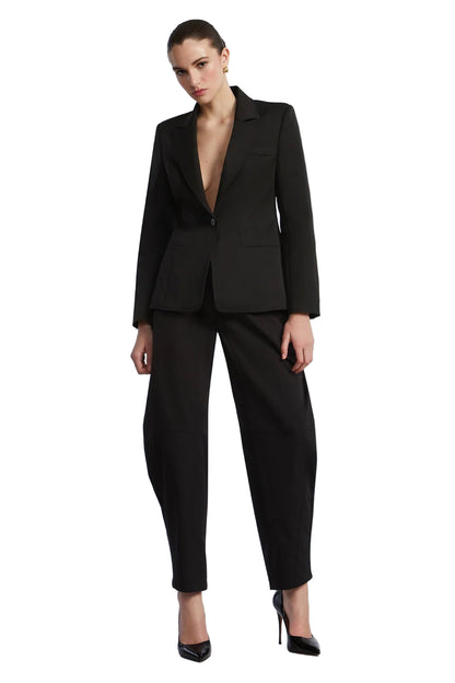 TAFFETA TWILL PUDDLE PANTS