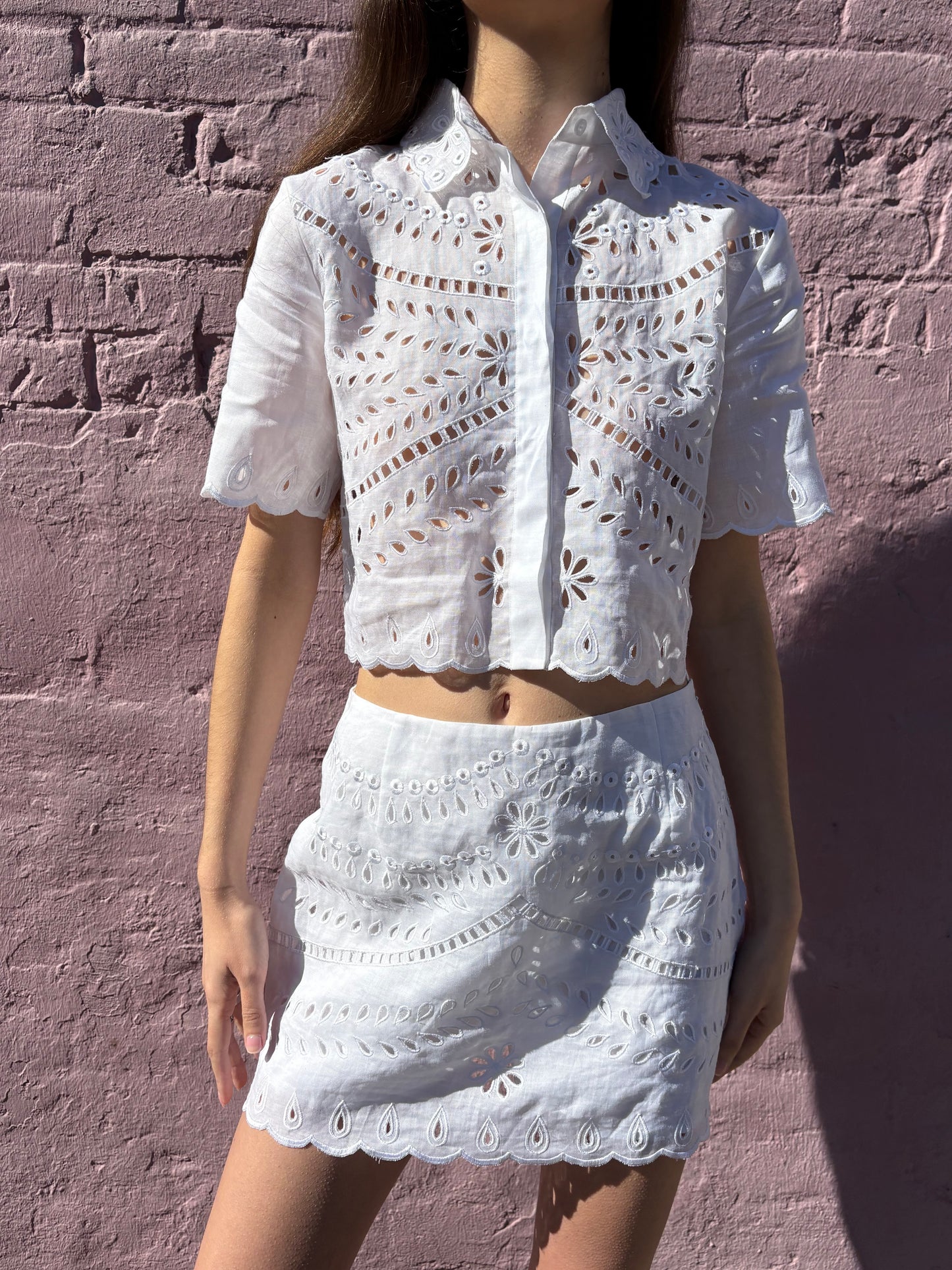 Elin Embroidered Top
