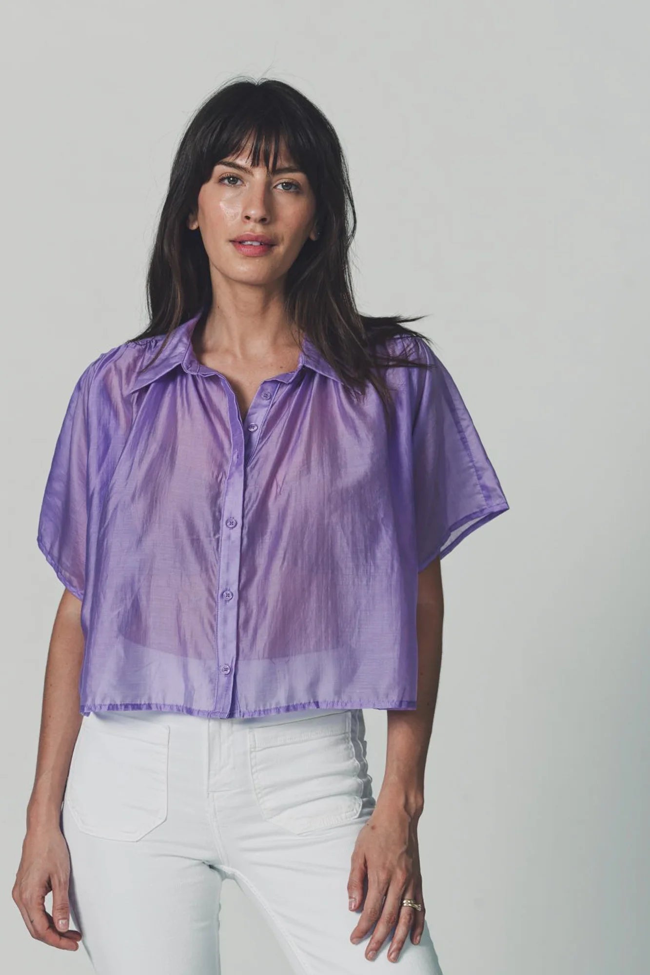 The Hayden Shirt Lilac