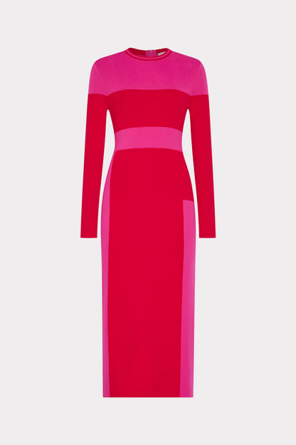 Shohona Long Sleeve Midi Dress