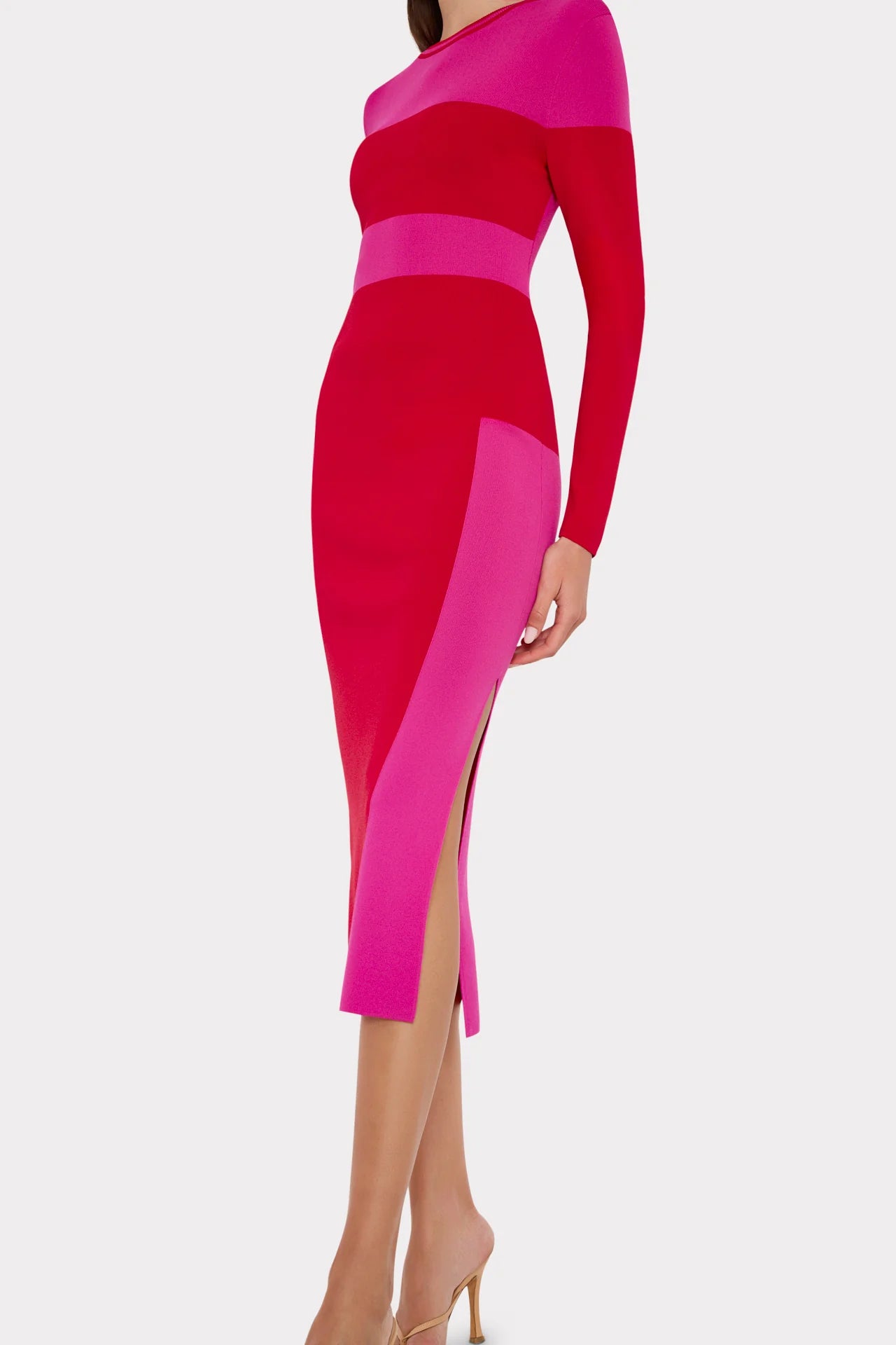 Shohona Long Sleeve Midi Dress
