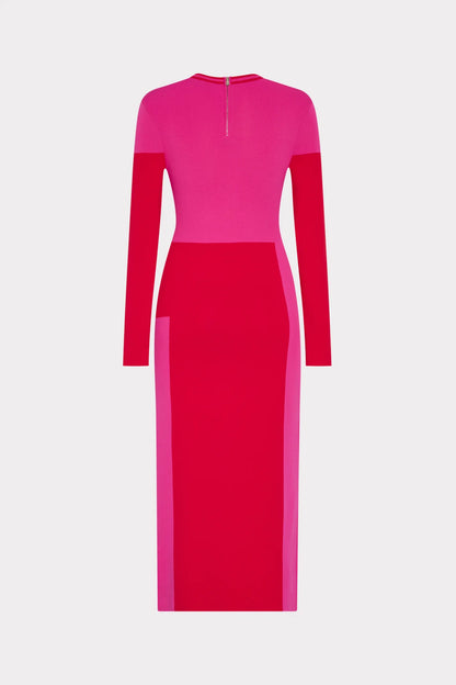 Shohona Long Sleeve Midi Dress