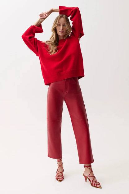 Jett High Rise Bowed Straight