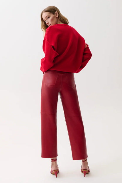 Jett High Rise Bowed Straight