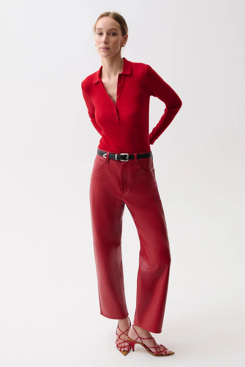 Jett High Rise Bowed Straight