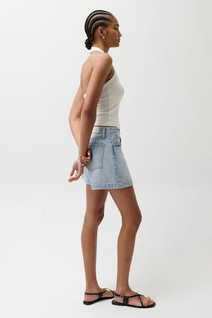 SAIGE HIGH RISE A-LINE SHORT BERKELEY