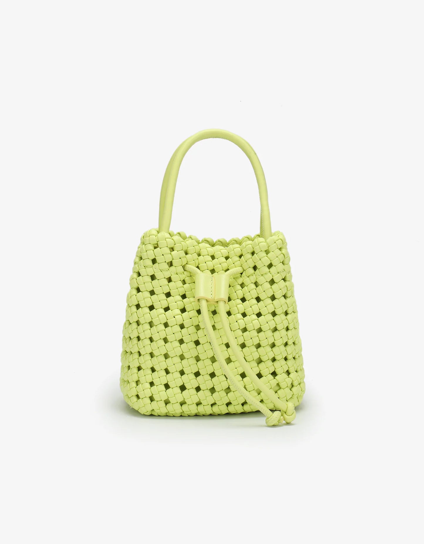 PERRIE BUCKET MINI WOVEN PURSE