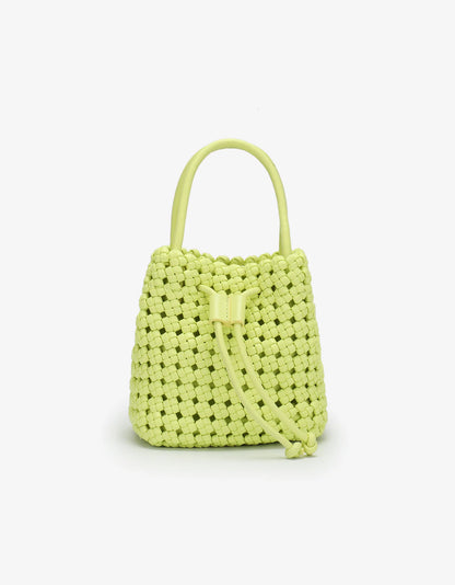 PERRIE BUCKET MINI WOVEN PURSE