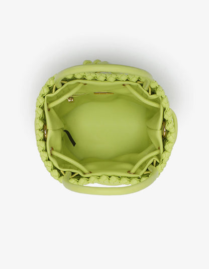 PERRIE BUCKET MINI WOVEN PURSE