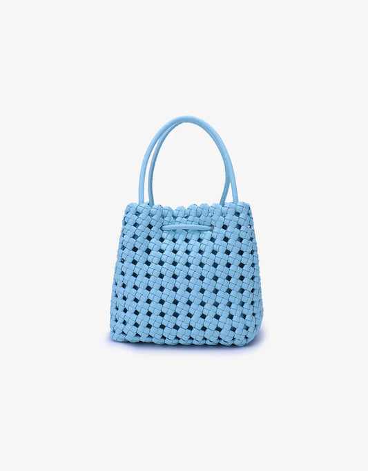 PERRIE BUCKET MINI WOVEN PURSE