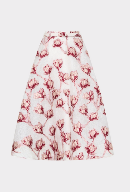 NOELLA FLORAL MIDI SKIRT