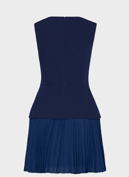HADDY PLEATED MINI DRESS
