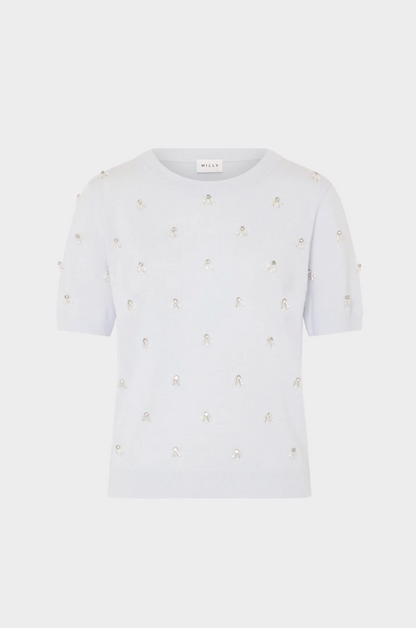 ROSALYN RHINESTONE EMBELLISHED SWEATER