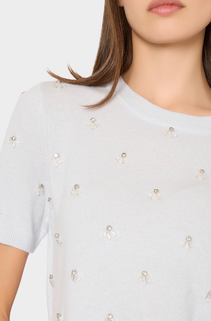 ROSALYN RHINESTONE EMBELLISHED SWEATER