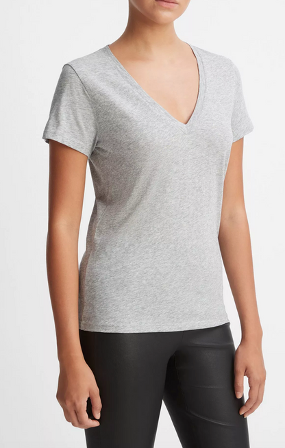 Essential Pima Cotton V-Neck T-Shirt