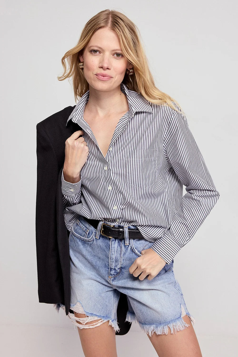 LONG SLEEVE BOXY CROP