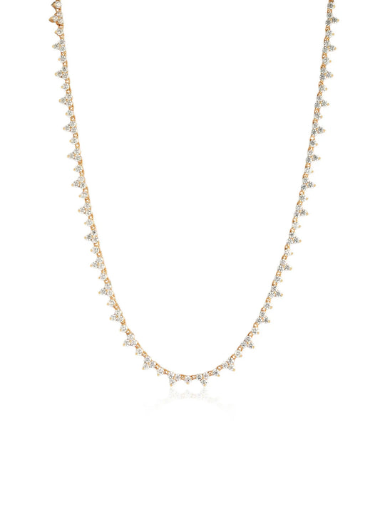 Trio Tennis Necklace