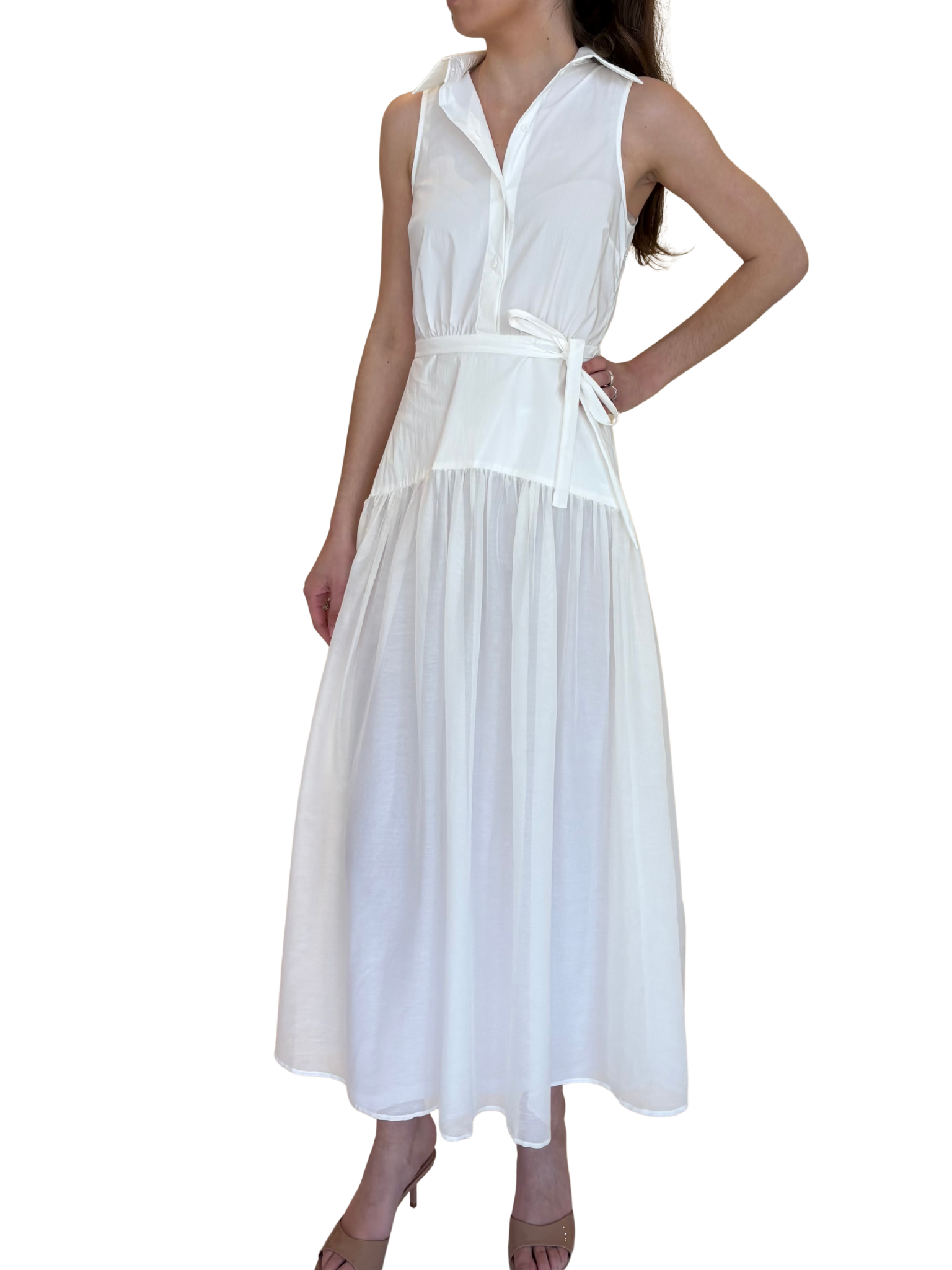 BEATRICE B. White maxi dress XS
