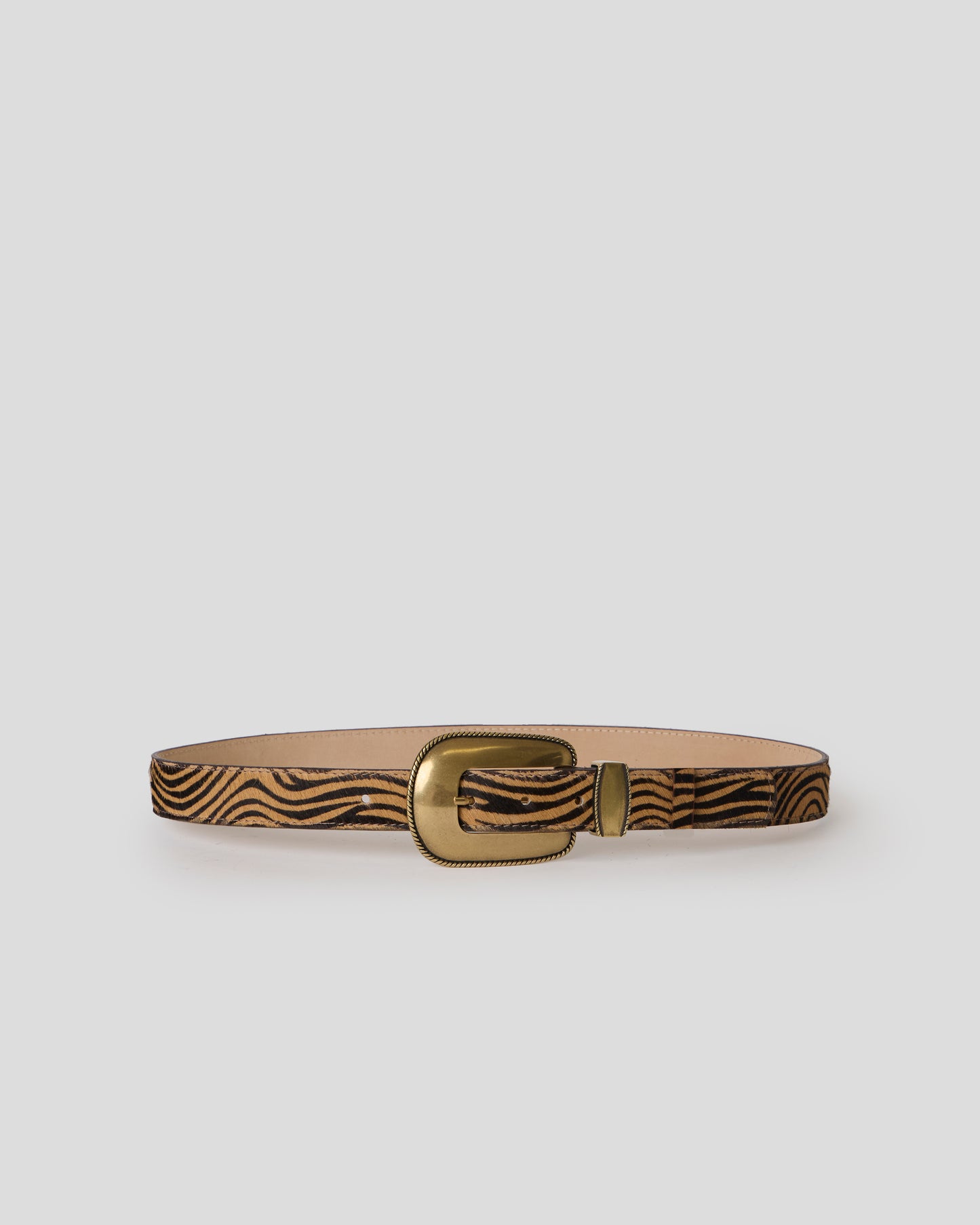 Walker Calf Hair Tiger Belt