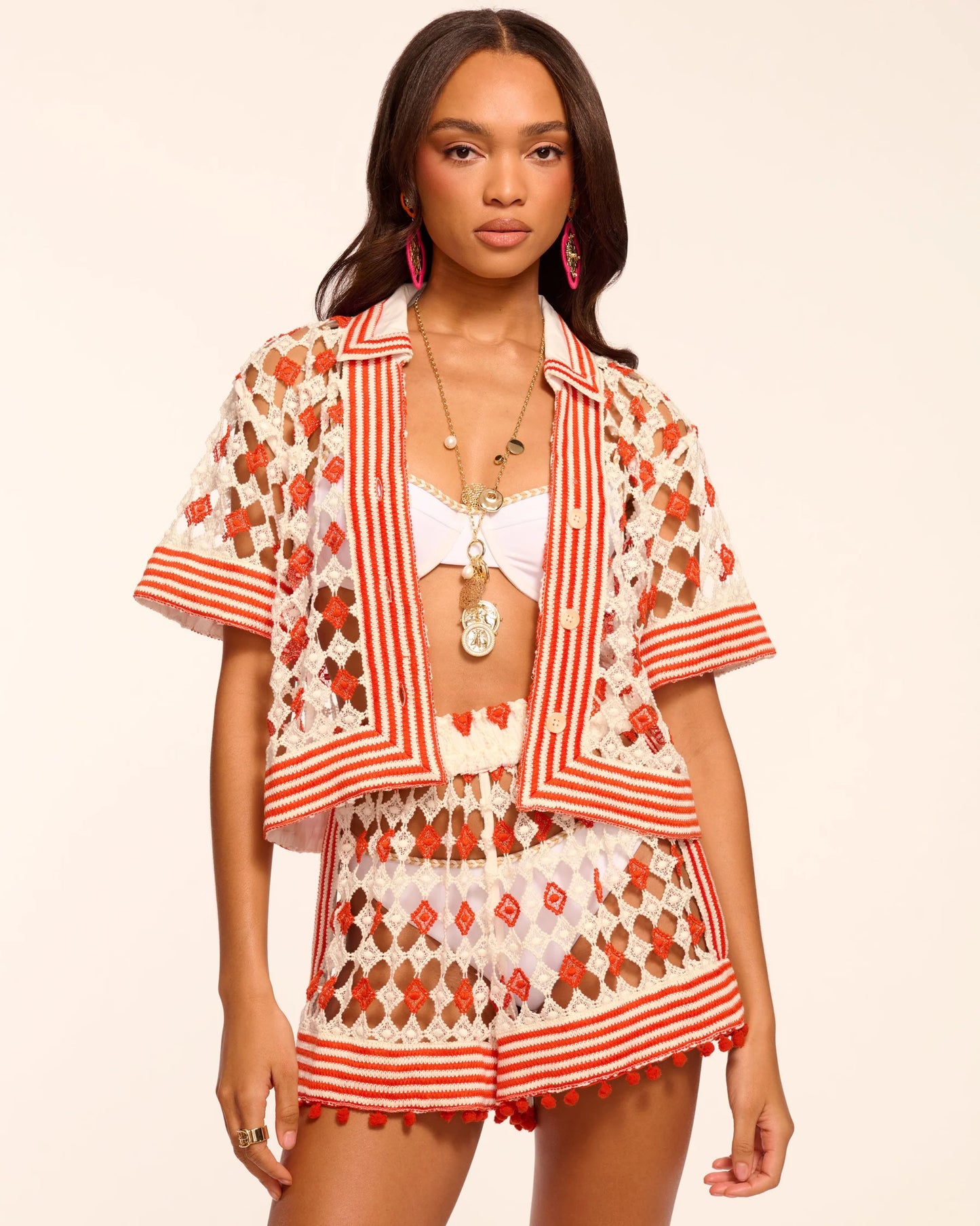 CORDELIA CROCHET MINI SHORT