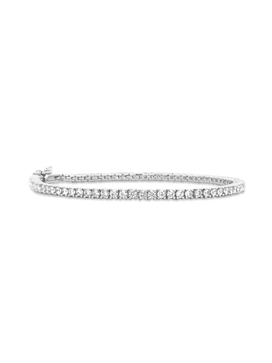 Tennis Bracelet Silver Medium