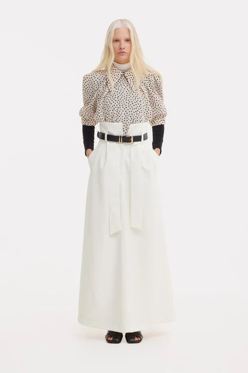 Designer Blouse Crepe Polka Dot