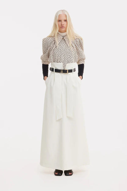 Designer Blouse Crepe Polka Dot