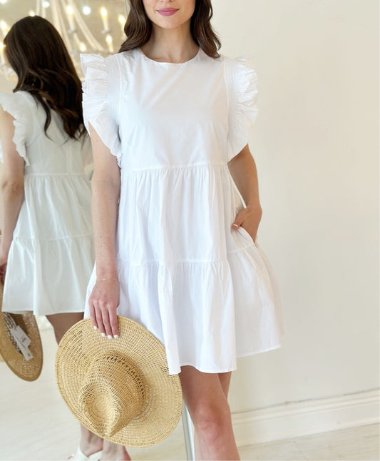 BABYDOLL MINI DRESS ~