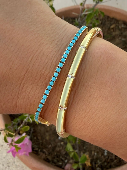 Turquoise Tennis Bracelet