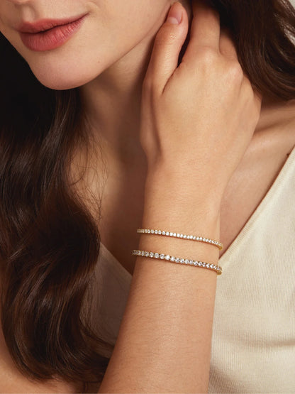 Tennis Bracelet Silver Medium