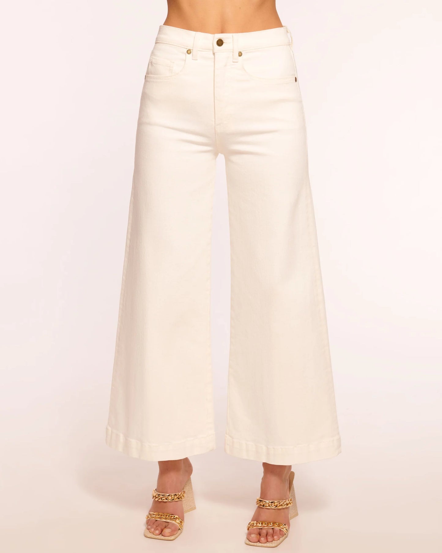 CROPPED WIDE LEG JEAN