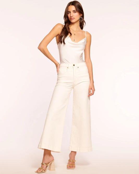 CROPPED WIDE LEG JEAN