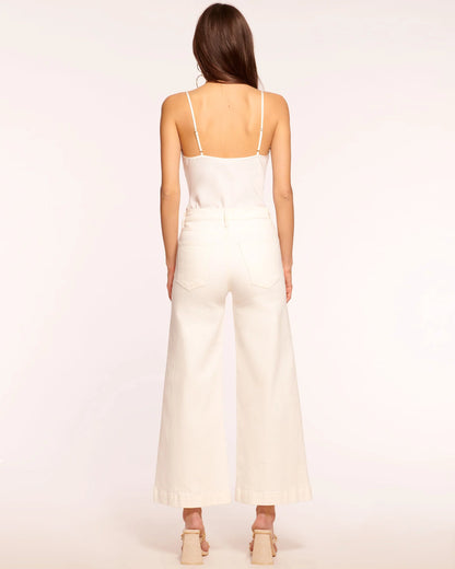 CROPPED WIDE LEG JEAN