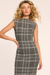 Georgia Lurex Tweed Midi Dress