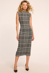 Georgia Lurex Tweed Midi Dress