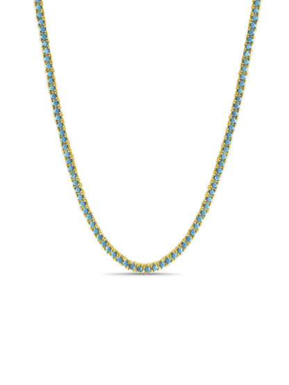 Turquoise Tennis Necklace