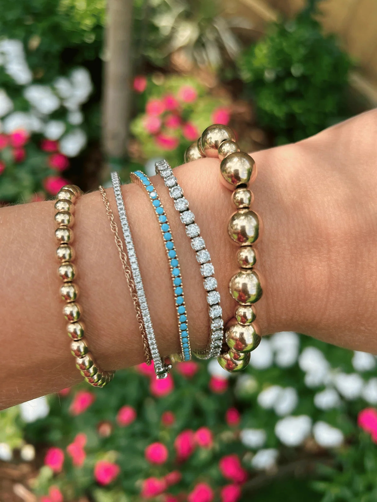 Turquoise Tennis Bracelet