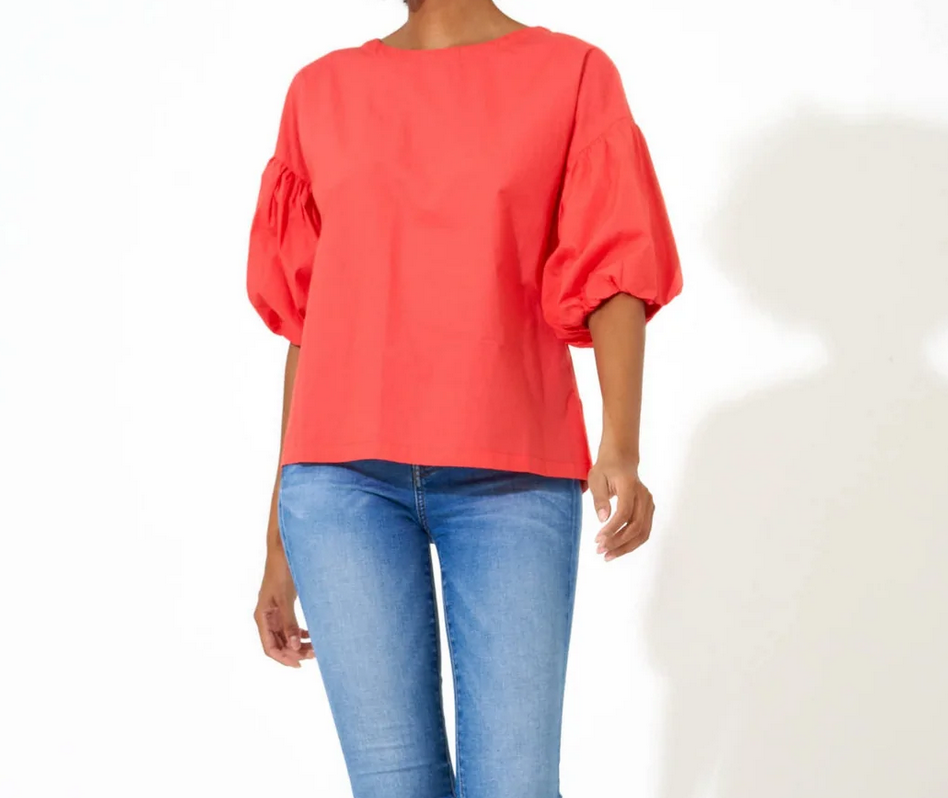 PUFF SLV BLOUSE *
