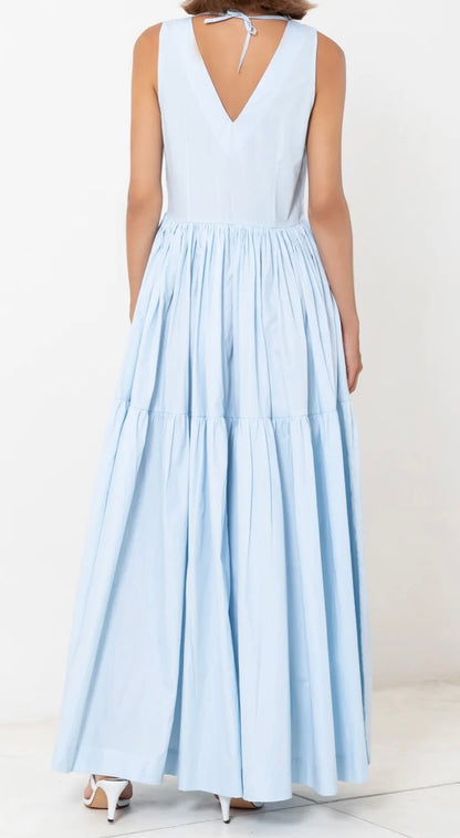 V NECK MAXI ~