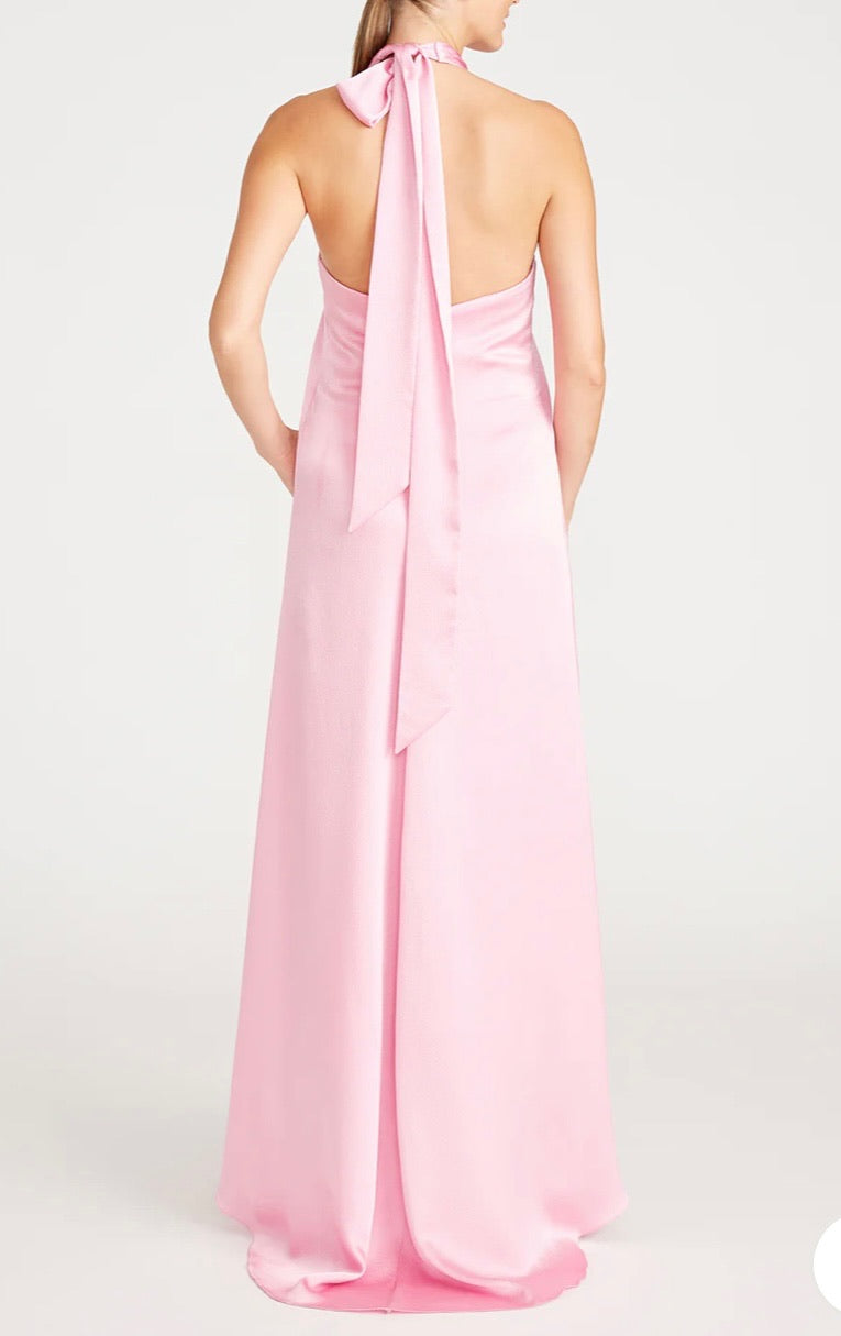 SATIN LONG DRESS ~