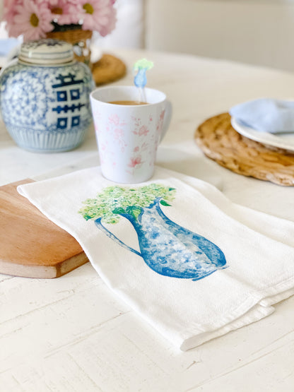 HYDRANGEA TEA TOWEL