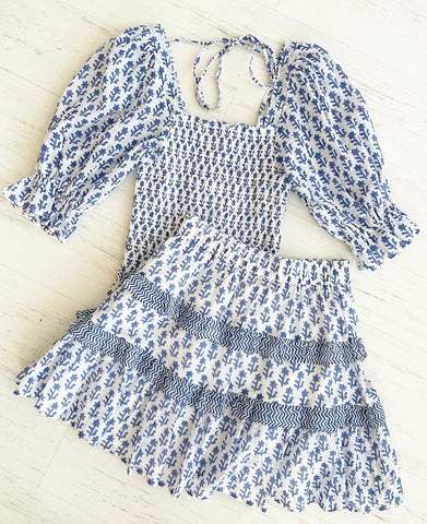 SMOCKED TOP