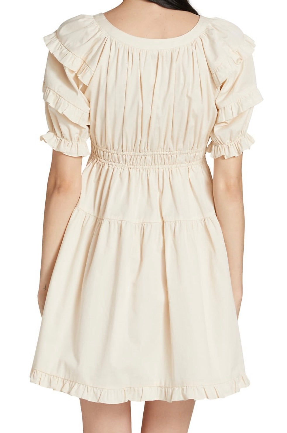 POPLIN MINI DRESS ~